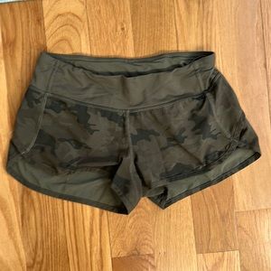 lululemon camo speed short